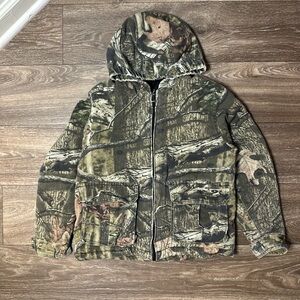 Mossy Oak Break-Up Infinity Kids Zip Up Camo Jacket Sz L (10-12)